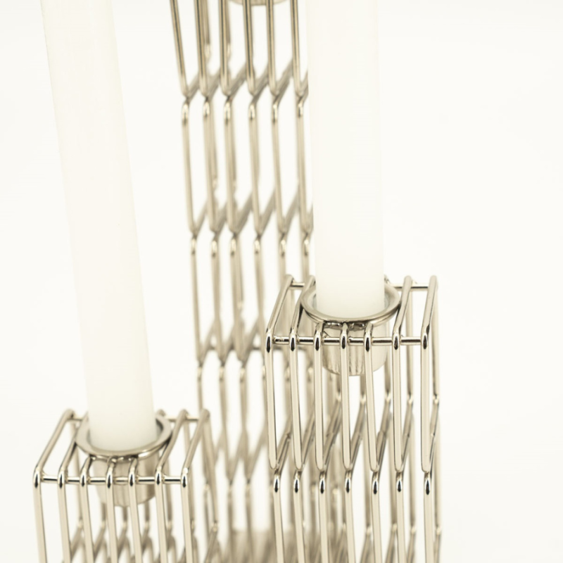 Kaarsenhouder WireWorks - set van 3