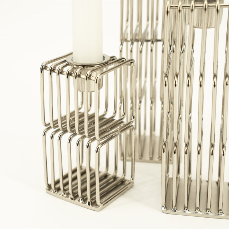 Kaarsenhouder WireWorks - set van 3