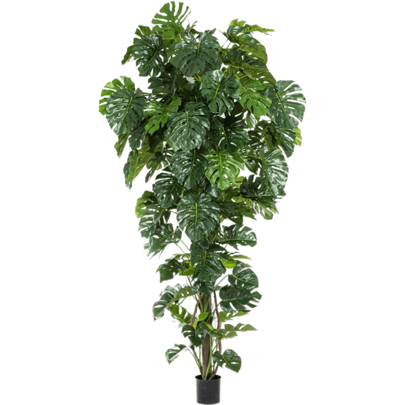 Monstera deliciosa zuil XXL - kunstplant
