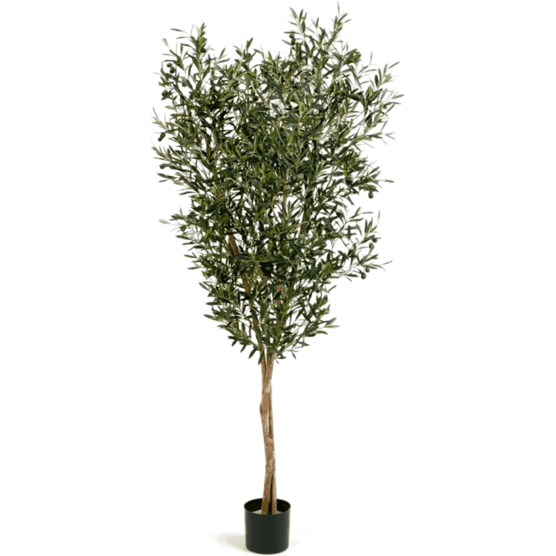 Olijfboom natural op stam - kunstplant