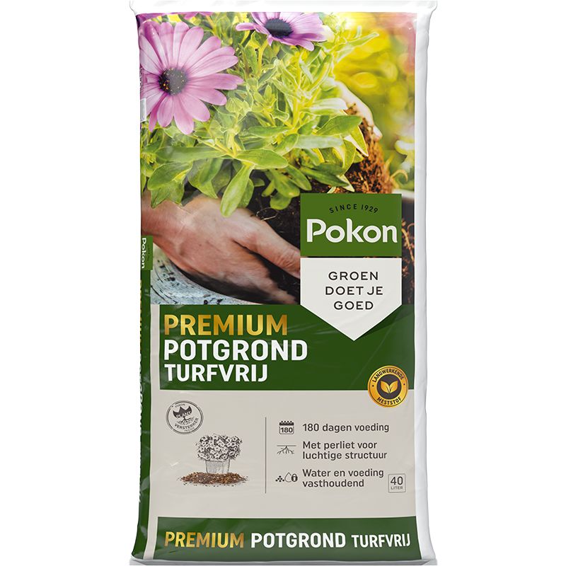 Pokon Premium Potgrond Turfvrij 40 L