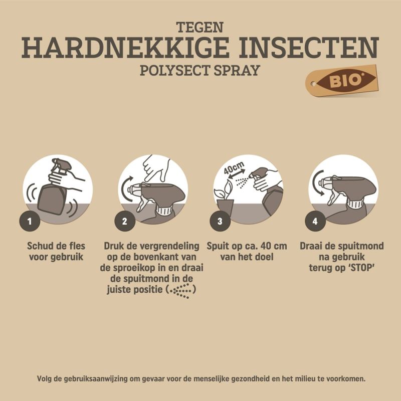 Pokon Bio hardnekkige insecten spray 800ML