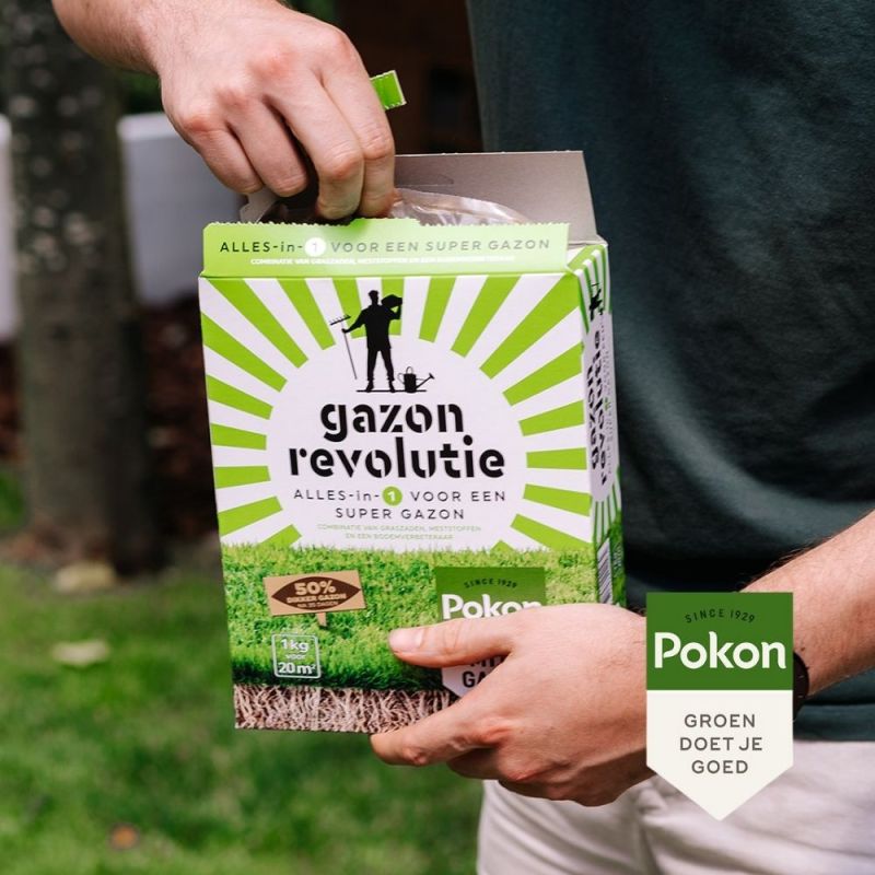 Pokon gazon revolutie 1kg voor 20m²