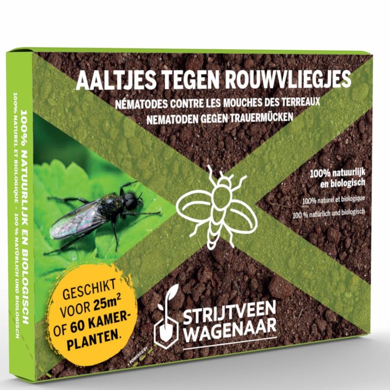Aaltjes tegen rouwvliegjes 25m2