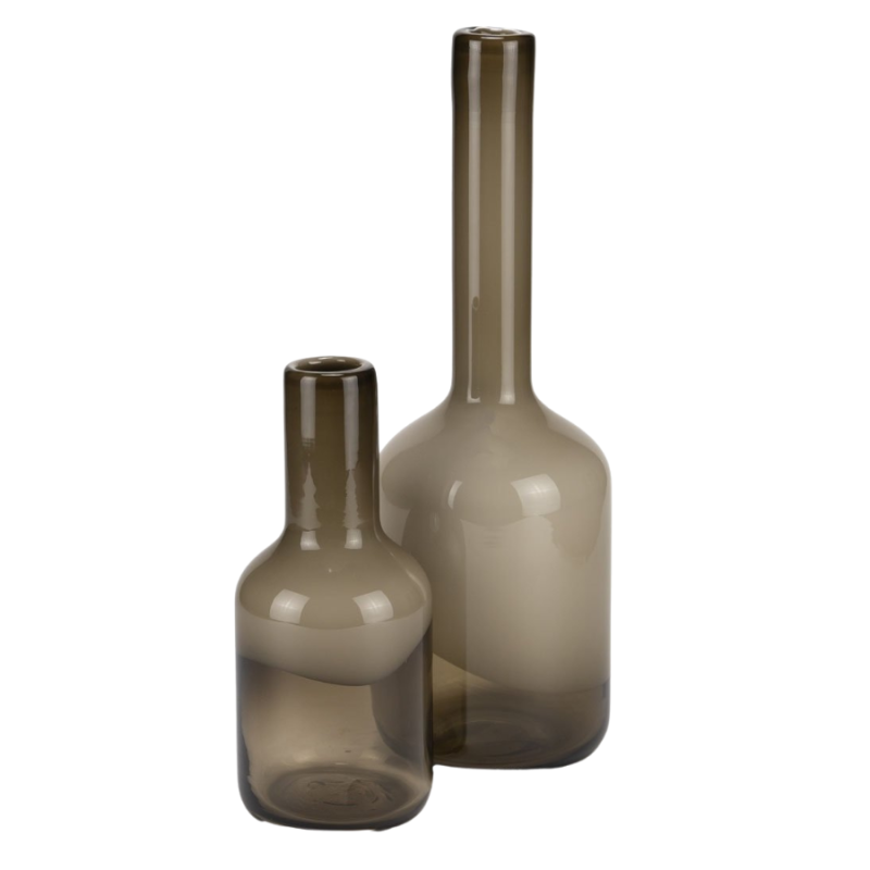 Salnes vaas hoog taupe