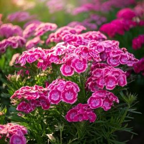 Firefly Dianthus (P) 'Double Rose' in een tuin 85803.jpg
