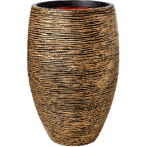 Capi Nature Rib Vase Gold Deluxe.png